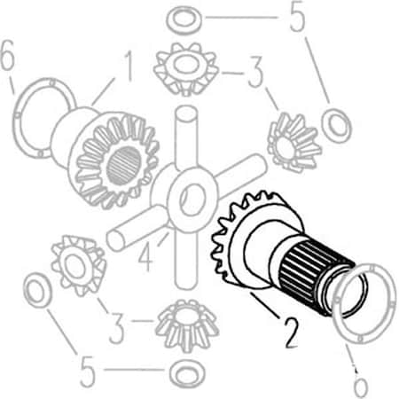 Aftermarket Differential Side Gear C5NN4239A